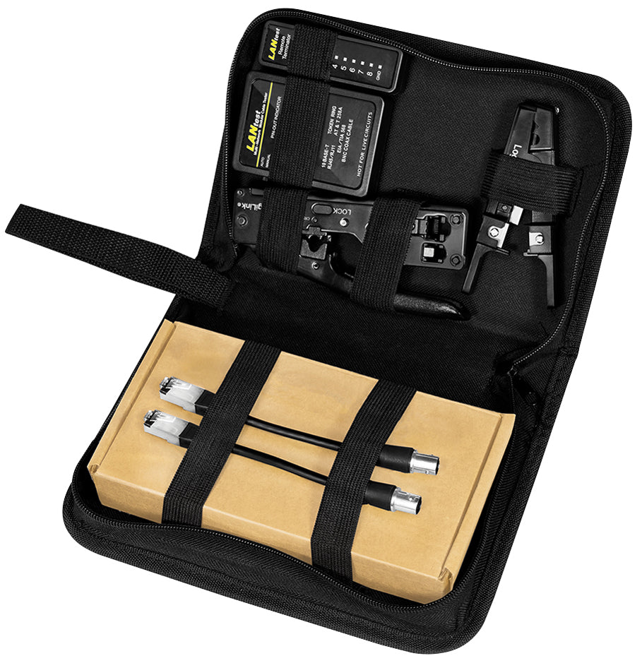 LogiLink Network Tool Set, 4-piece, for Cat.6A & Cat.7 cables (WZ0070)