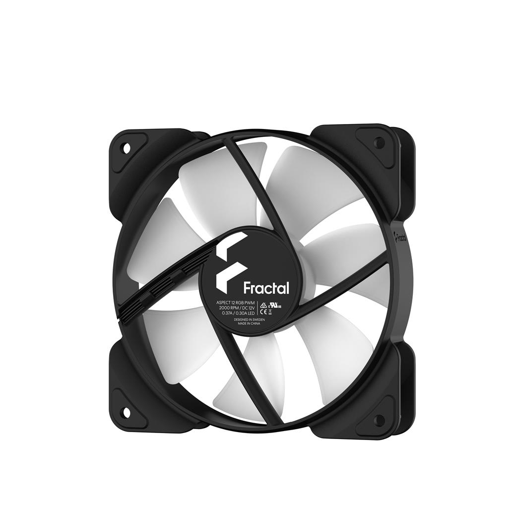 Fractal Design Aspect 12 RGB PWM Case Fan 120 mm - Pack of 3 (FD-F-AS1-1207)