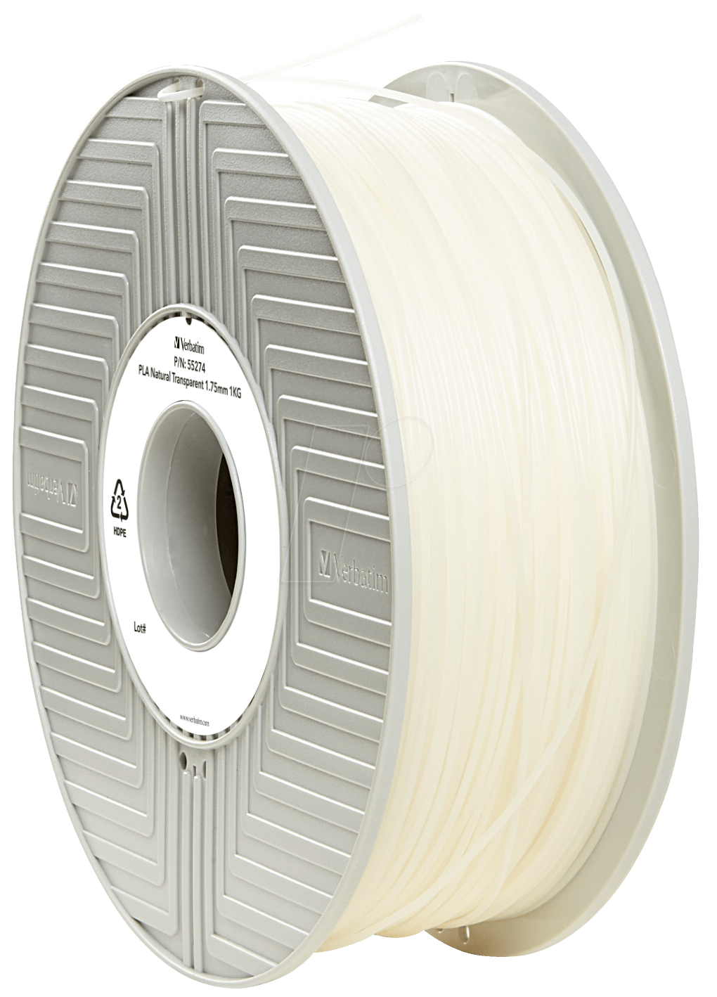 Verbatim PLA Filament 750 g Naturally Transparent (55317)