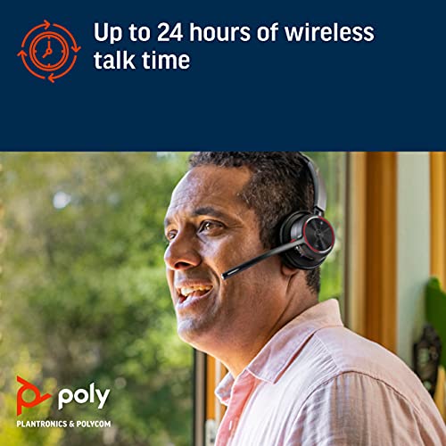 HP Poly Voyager 4300 UC Series 4310 - Headset - On-Ear - Bluetooth - Wireless - USB-C - Certified for Microsoft Teams
