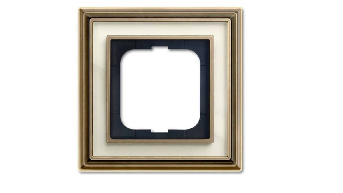 Busch Jaeger Frame Single-Speed MS/Antique Ivory White 1721-848 (1754-0-4653)
