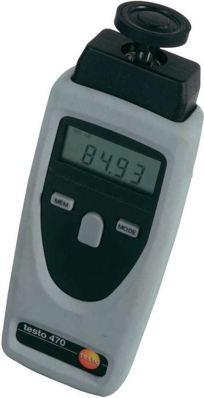 TESTO Tachometer 470 - Best Accuracy 0.02% - LCD 99999rpm - 0563 0470