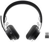 Logitech Zone Wireless MS - On-Ear Headset with Bluetooth and Active Noise Cancellation (981-000854)