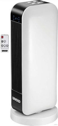 Unold 86430 Electric Room Heater - Indoor Fan Heater, Black - White