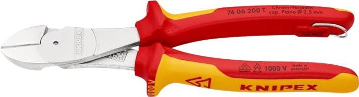 Knipex 74 06 200 T VDE Heavy-duty Side Cutters, 200 mm