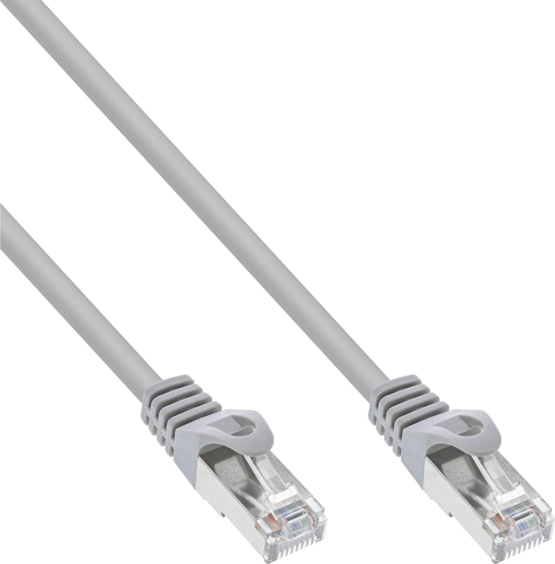 InLine 20er Bulk-Pack Patchkabel SF/UTP Cat.5e grau 7.5m - Kabel - Netzwerk - Video/Analog - CAT 5e - SFTP - UTP - 7,5 m (B-72575)
