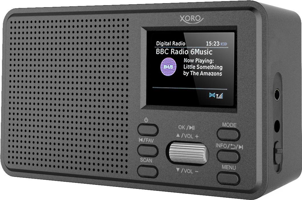 Xoro Portable Digital Radio DAB 142 Black XOR400907