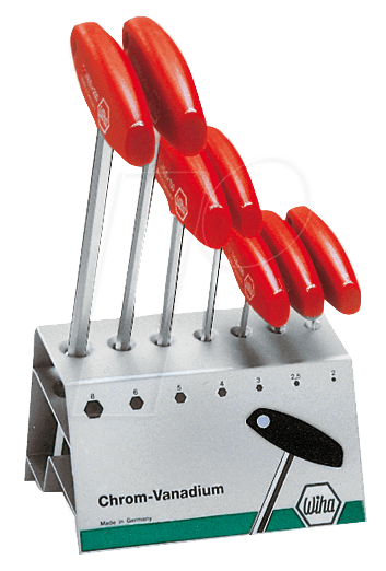 Wiha Screwdriver Set Hexagon 7 pcs Size 334VB