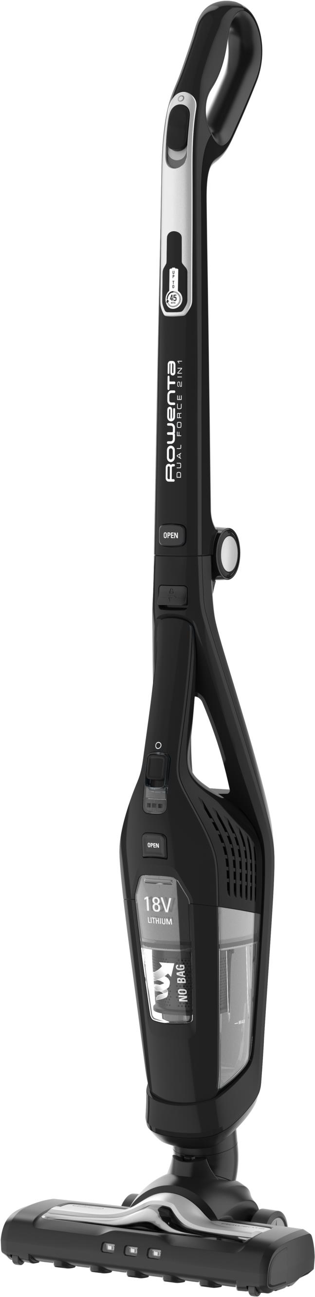 Rowenta Cordless Stick Vacuum Cleaner - Detachable Handheld, 2 Power Levels, 45 Minutes Runtime RH6735WH