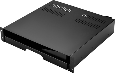 Renkforce RF-7112620 19-inch Network Rack Drawer 2U Extendable for Rack Depth from 500 mm - Black