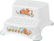 keeeper kids Step Stool "igor cute capybara", Two-Step, White with Print, Load Capacity: 120 kg