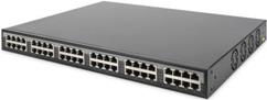 DIGITUS 24 Port 10 G Ethernet PoE+ Injector 802.3at 370W Grey | Model DN-95117