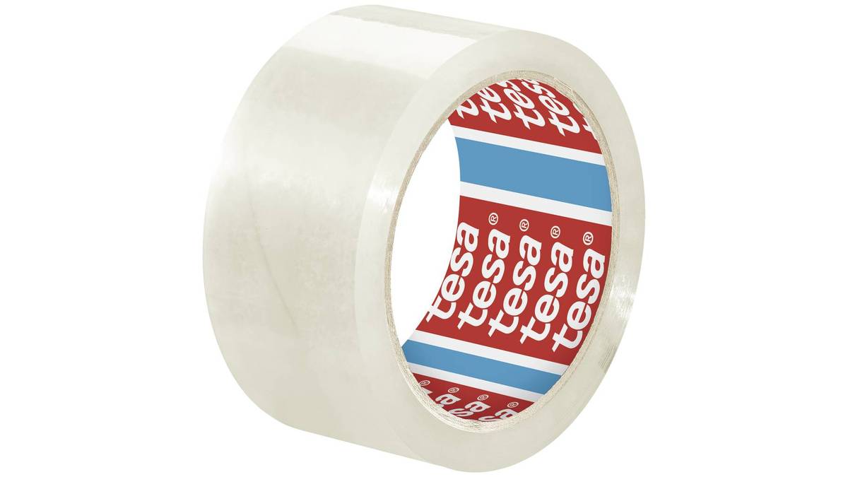 tesapack Solid & Strong Packaging Tape - 6x 50 mm x 66 m - Transparent
