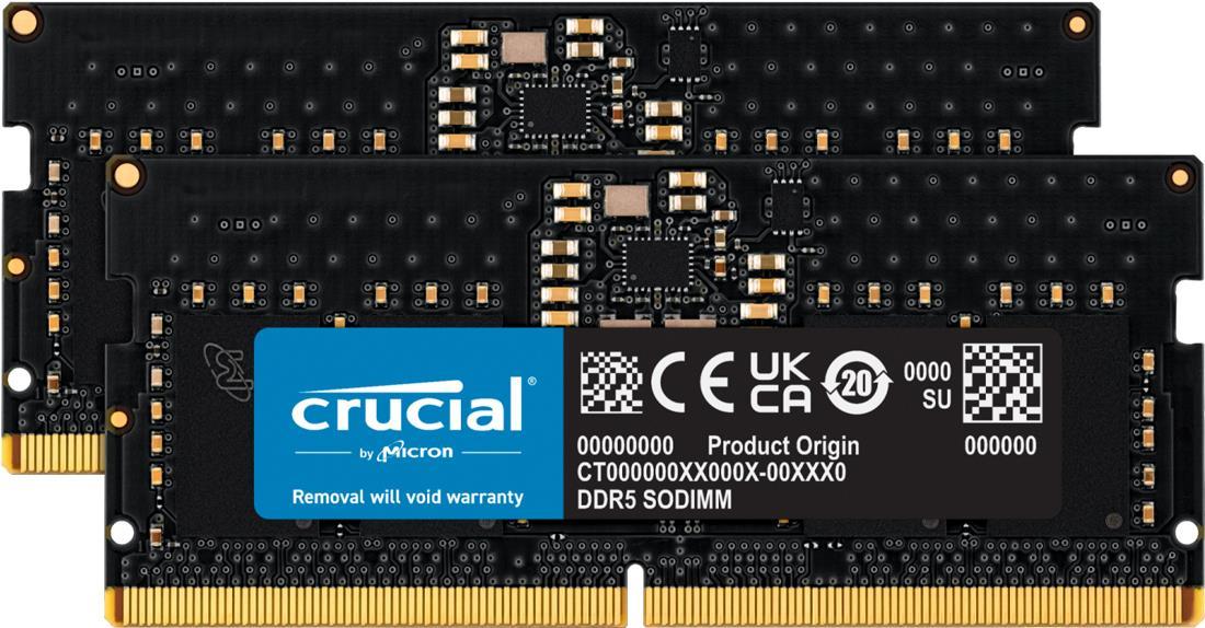 Crucial CT2K8G48C40S5 Memory Module 16 GB 2 x 8 GB DDR5 4800 MHz