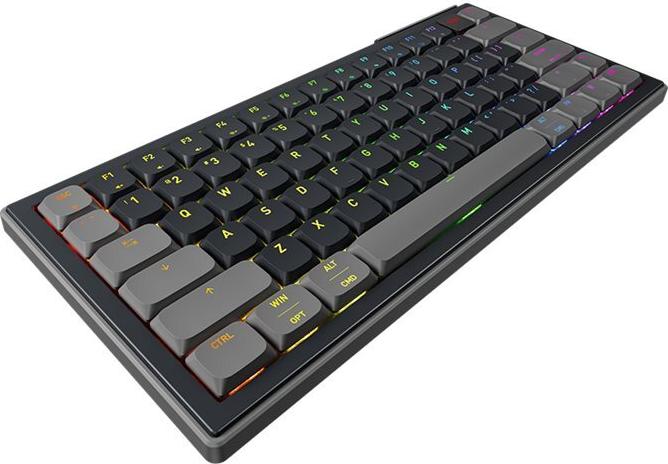CHERRY XTRFY KW63W PRO COMPACT Wireless Keyboard RGB DE Black Model G8A-25600LJADE-2