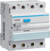 Residual Current Circuit Breaker 4-Pole 40A/30mA Hi CDH440D
