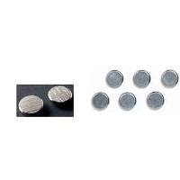 FRANKEN Chrome Adhesive Magnet - 22 mm Diameter - 8,000 g Holding Force - Silver - 1 Piece (HM22CR/5)