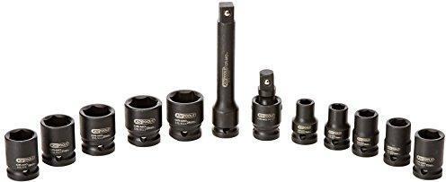 KS TOOLS 1/2" Hexagon Socket Set, Short, 12-Piece (515.0112)