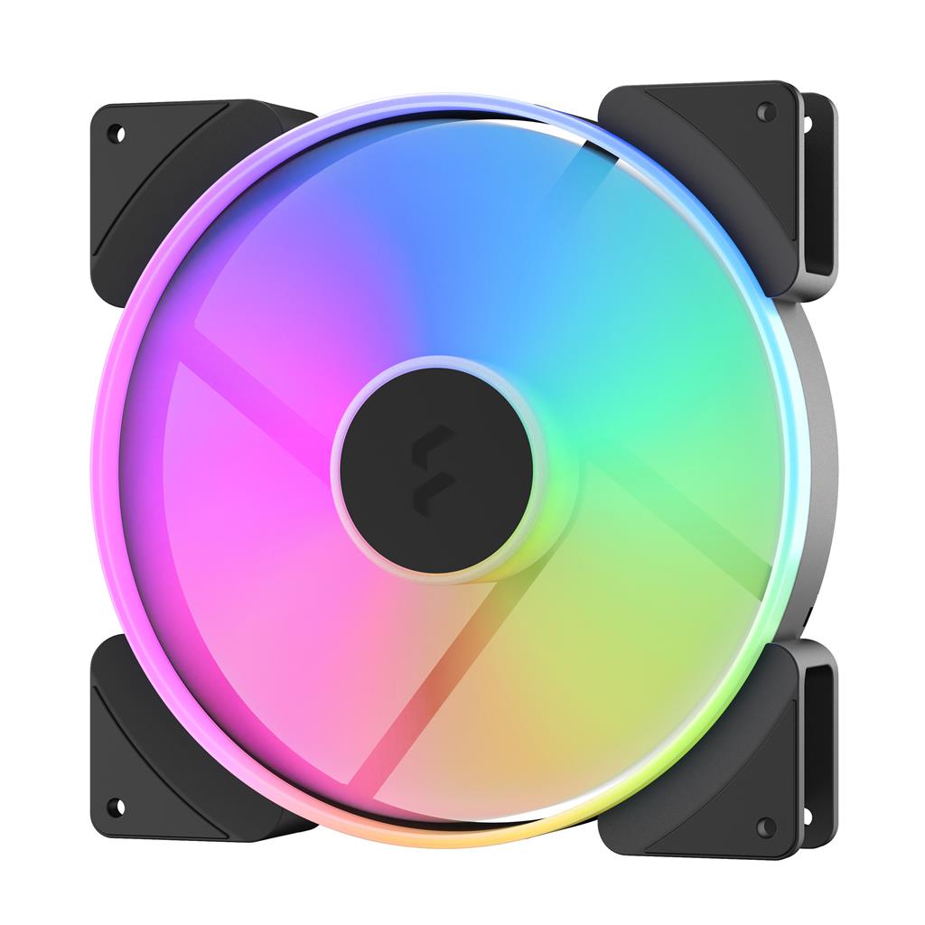 Fractal Design Prisma AL-18 Case Fan - 180 mm - Black Frame, White Blades (FD-FAN-PRI-AL18-PWM)