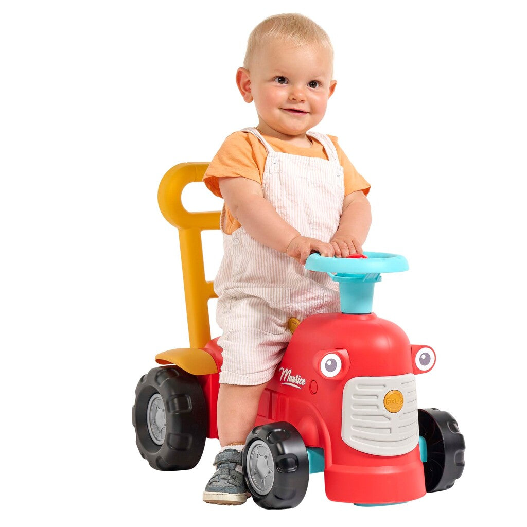 Falk Ride-on Tractor Maurice Red 1+
