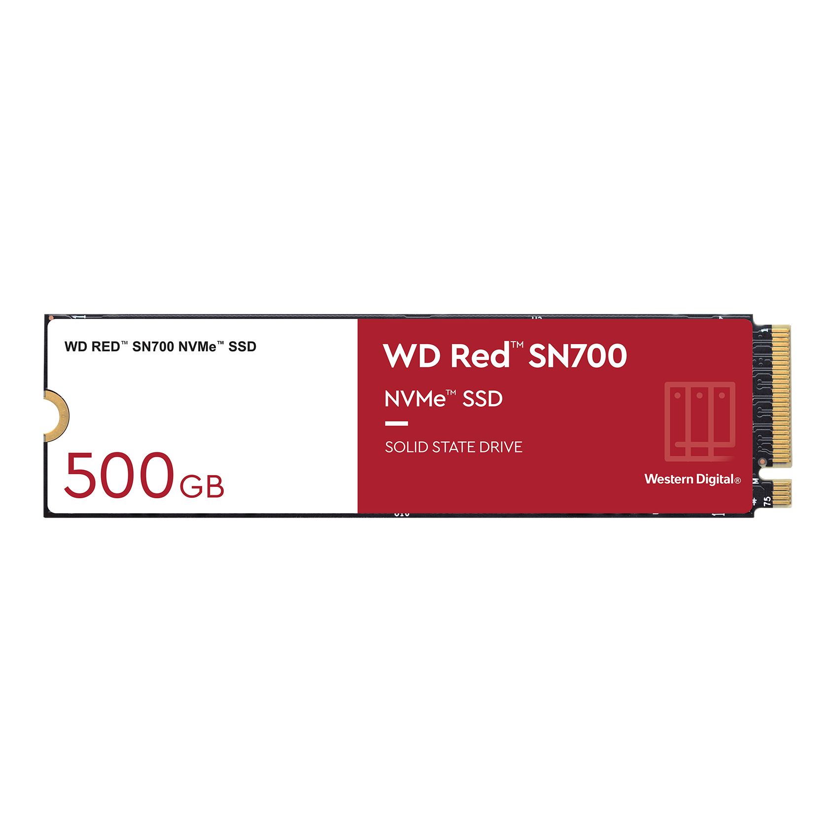 WD Red SN700 WDS500G1R0C - Internal SSD - 500GB - M.2 2280 - PCIe 3.0 x4 (NVMe)