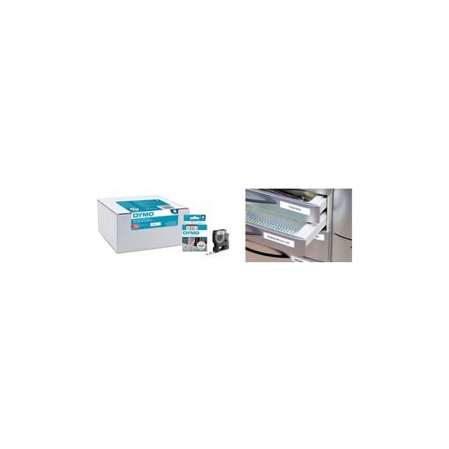 DYMO Value Pack - Weiß - Selbstklebendes Druckeretikett - DP1 - Entfernbar - LabelPoint 200 - LabelPoint 350 - LabelManager 100 - LabelManager 100PLUS - LabelManager 120P,... - 1,2 cm (2093097) afbeelding 1