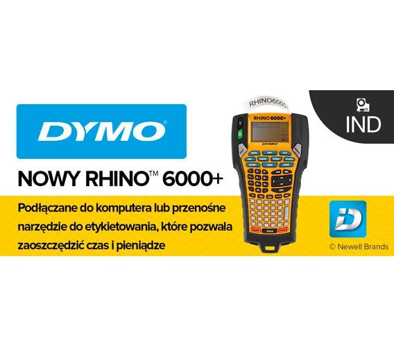 DYMO Rhino 6000+ - ABC - Direkt Wärme - Verkabelt - Gelb (2122966) afbeelding 6