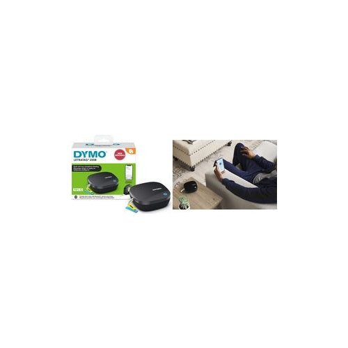 DYMO LetraTag ® ® 200B - Direkt Wärme/Wärmeübertragung - 7 mm/sek - Kabellos - AA - Schwarz (2172855) afbeelding 1