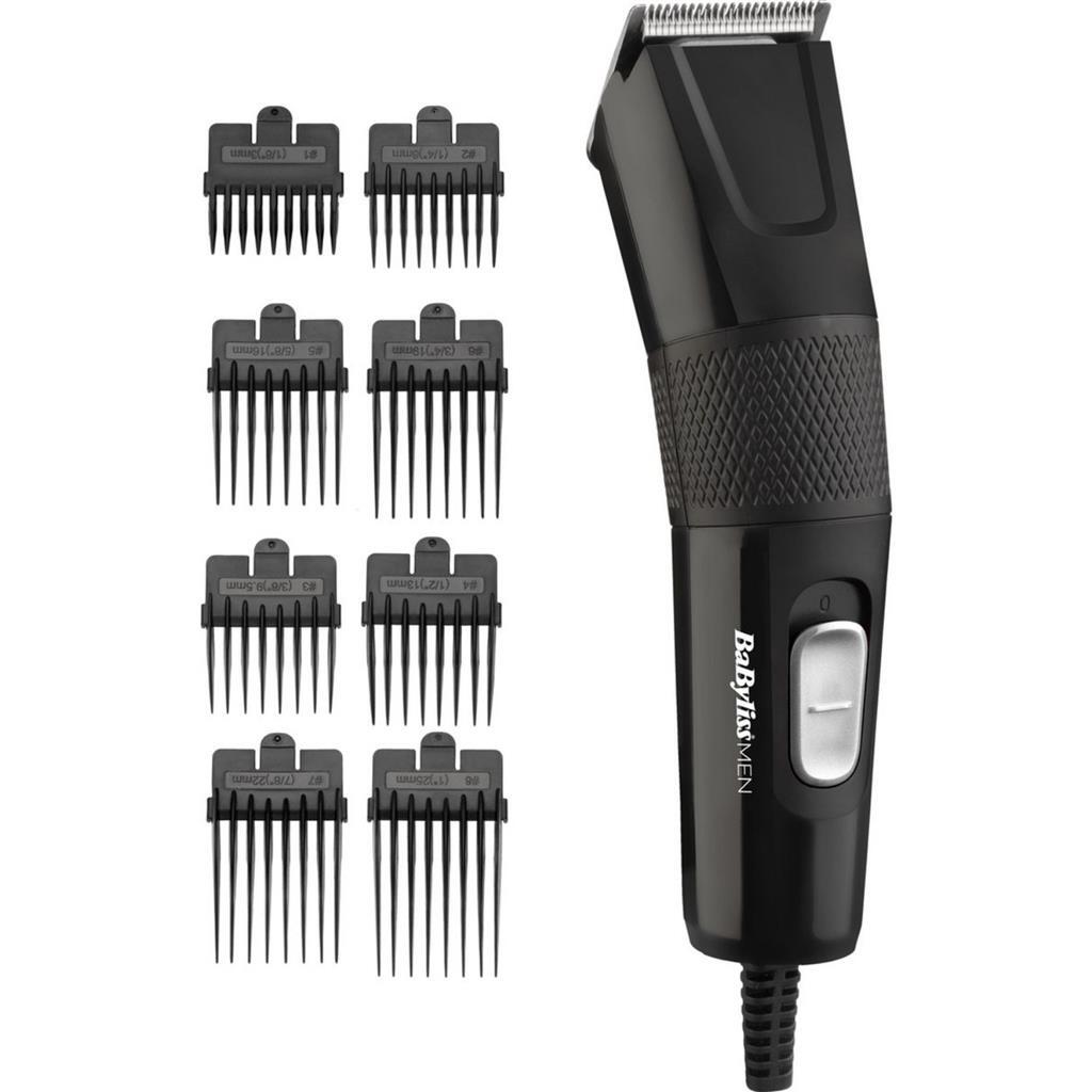Babyliss E756E Power Clipper Hair Clipper Black - 100% Stainless Steel Blades