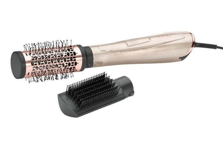 BaByliss AS914PE hair styling tool Straightening brush Warm Black  Rose gold 1000 W 2.5 m afbeelding 1