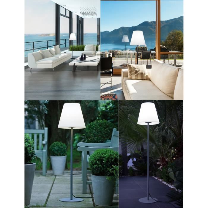 LUMISKY Outdoor Floor Lamp - 150 cm - Steel and Polyethylene - Cool White
