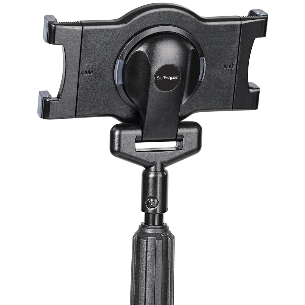 StarTech.com Mobile Tablet Stand with Locking Casters - Height Adjustable - Swivel Ergonomic Universal Floor Stand for iPad/Tablets 7-11" (STNDTBLTMOB)