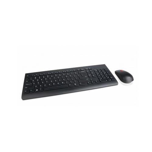 Lenovo Essential Wireless Combo - Tastatur-und-Maus-Set - kabellos - 2.4 GHz - Nordisch - für S510, ThinkCentre M700, M71X, M810, M910, ThinkPad L470, T470, X1 Carbon (5th Gen), X270 (4X30M39504)