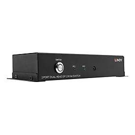 Lindy - KVM-/Audio-/USB-Switch - 2 x KVM/Audio/USB - 1 lokaler Benutzer - Desktop (39306)