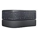 Logitech ERGO K860 Split Keyboard - Wireless - Bluetooth LE - QWERTY - Graphite