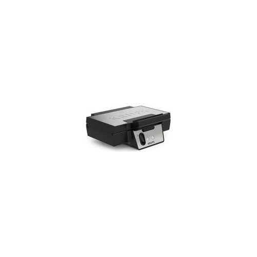 Krups FDK261 Waffeleisen Professional Edelstahl Schwarz (FDK261) afbeelding 1