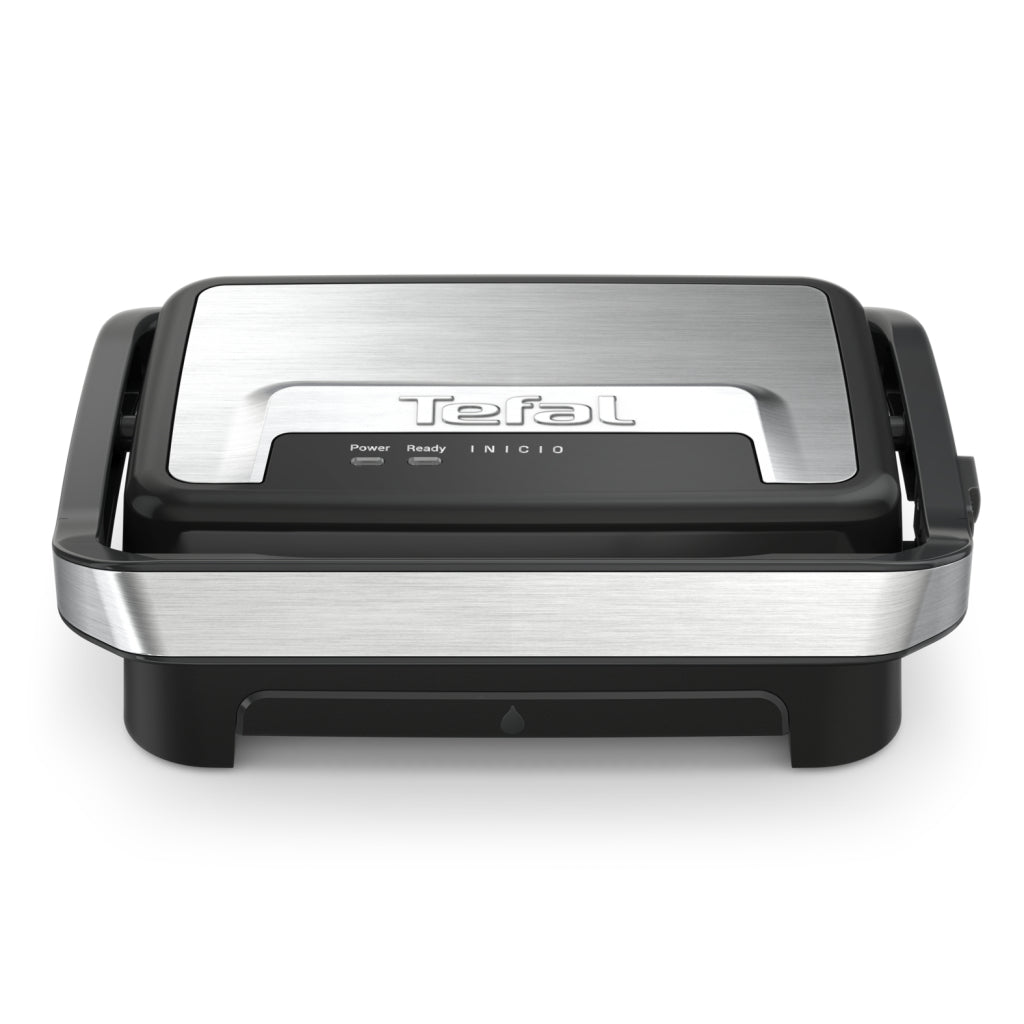 Tefal GC270D Inicio Compact Contact Grill 1000W Black/Stainless Steel