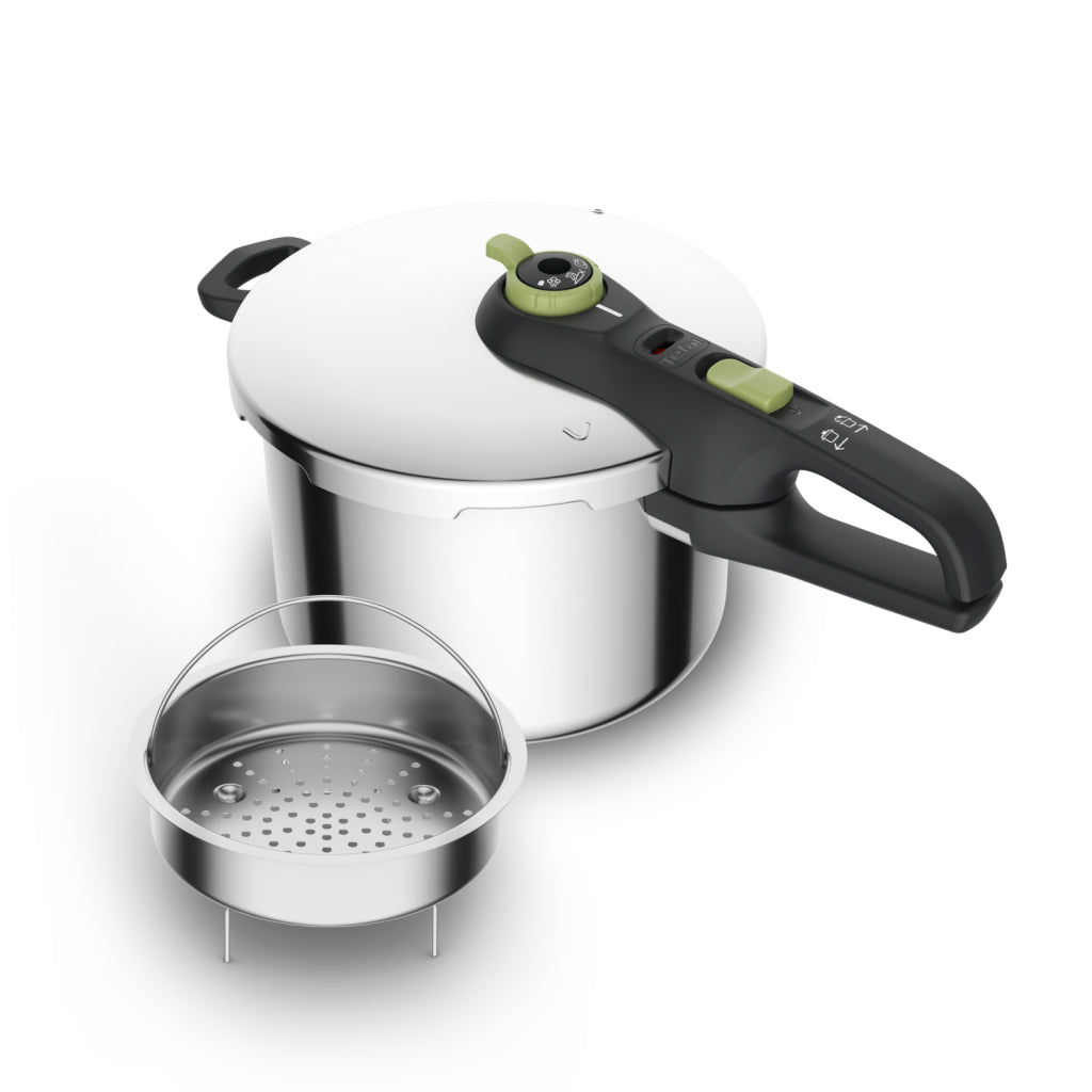Tefal Pressure Cooker P25807 Secure 5 Trendy 6 L with Steamer Basket