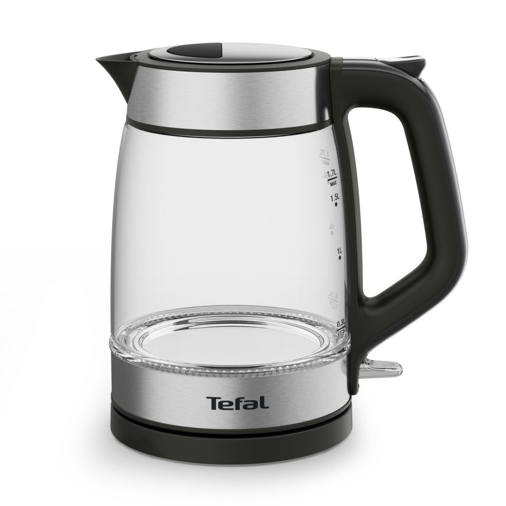 Tefal KI6058 Glass Kettle 1.7 L 2200W Black/Stainless Steel