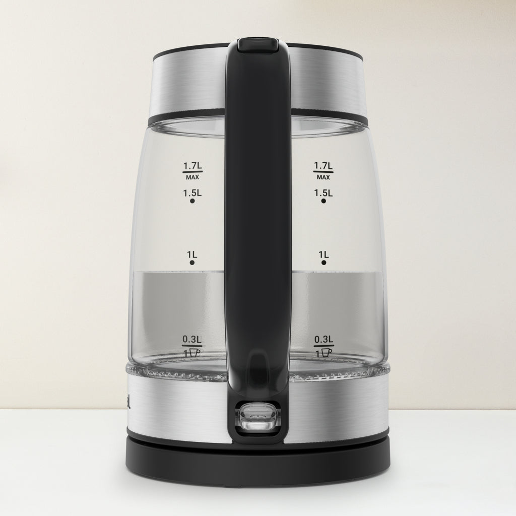 Tefal KI6058 Glass Kettle 1.7 L 2200W Black/Stainless Steel