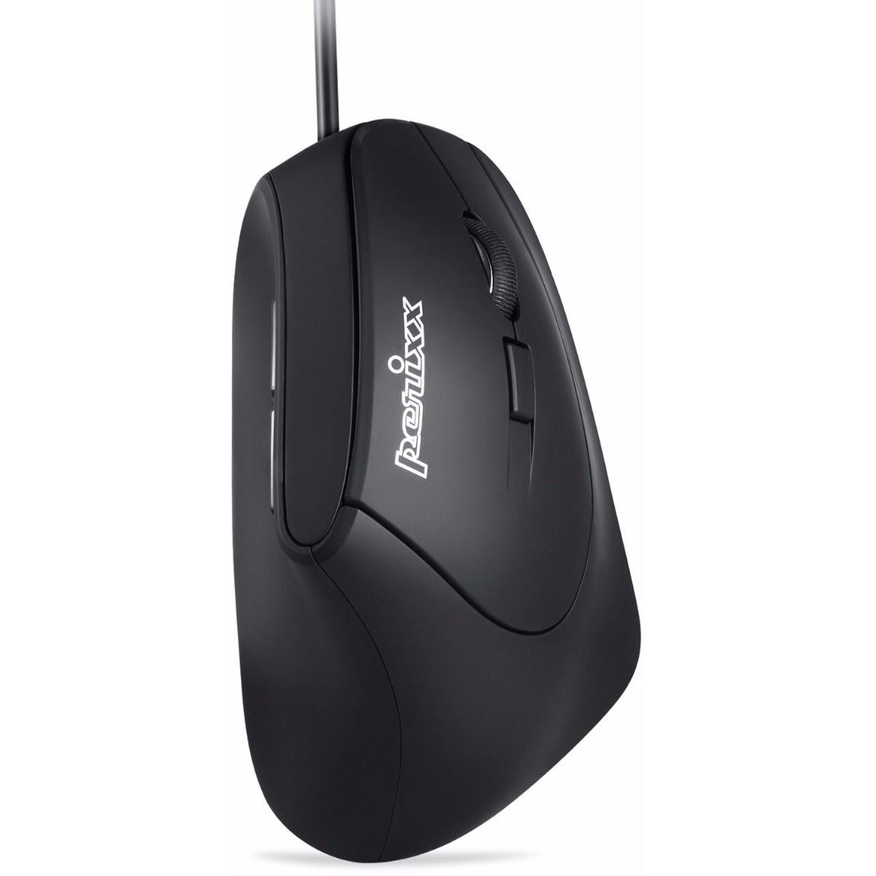 Perixx Ergonomic Vertical Mouse Perimice 515 II - Wired USB, Black - Model 11209