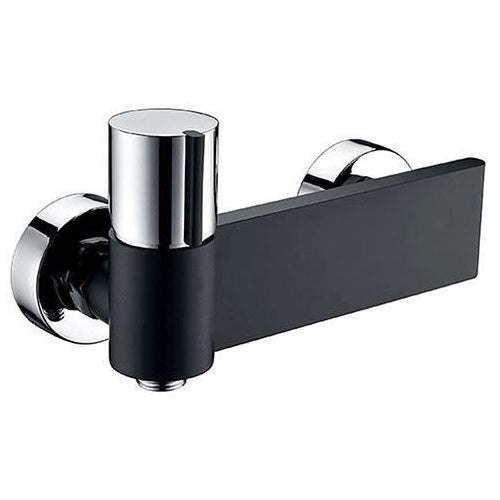 Mitigeur douche - EDOUARD ROUSSEAU - BLACK STEEL - Noir / Chromé afbeelding 1
