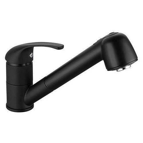 Mitigeur évier de cuisine - Noir mat - Bec orientable - Cartouche céramique Ø 40 mm - EDOUARD ROUSSEAU - Bago afbeelding 1