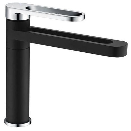 Mitigeur lavabo - EDOUARD ROUSSEAU - ONEGAI - Noir / Chromé afbeelding 1