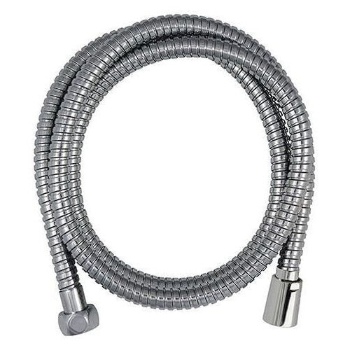 Flexible de douche - ROUSSEAU - Écrou métal anti-torsion - Sertis de sécurité - Longueur 1m75 - Inox chromé simple agrafage afbeelding 1