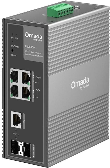 TP-LINK IES206GPP Omada Industrial Easy Managed Switch 6× - 1 Gbps