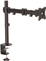 StarTech.com Desk Mount Monitor Arm for 34" Displays - Ergonomic Height Adjustable - Black - ARMPIVOTB