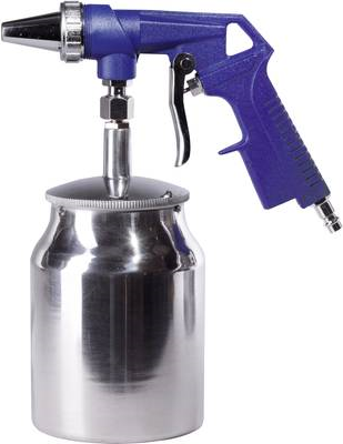 Aeredec Sandblasting Gun, Compressed Air 5.4 l/s, 6-8 bar, 0.7 l Container, Grit Size 0.2-0.8 mm (200950) l/s/6-8