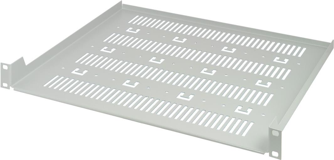 SCHROFF 19" Shelf - 1U - 390D - Rack Accessory RAL7035
