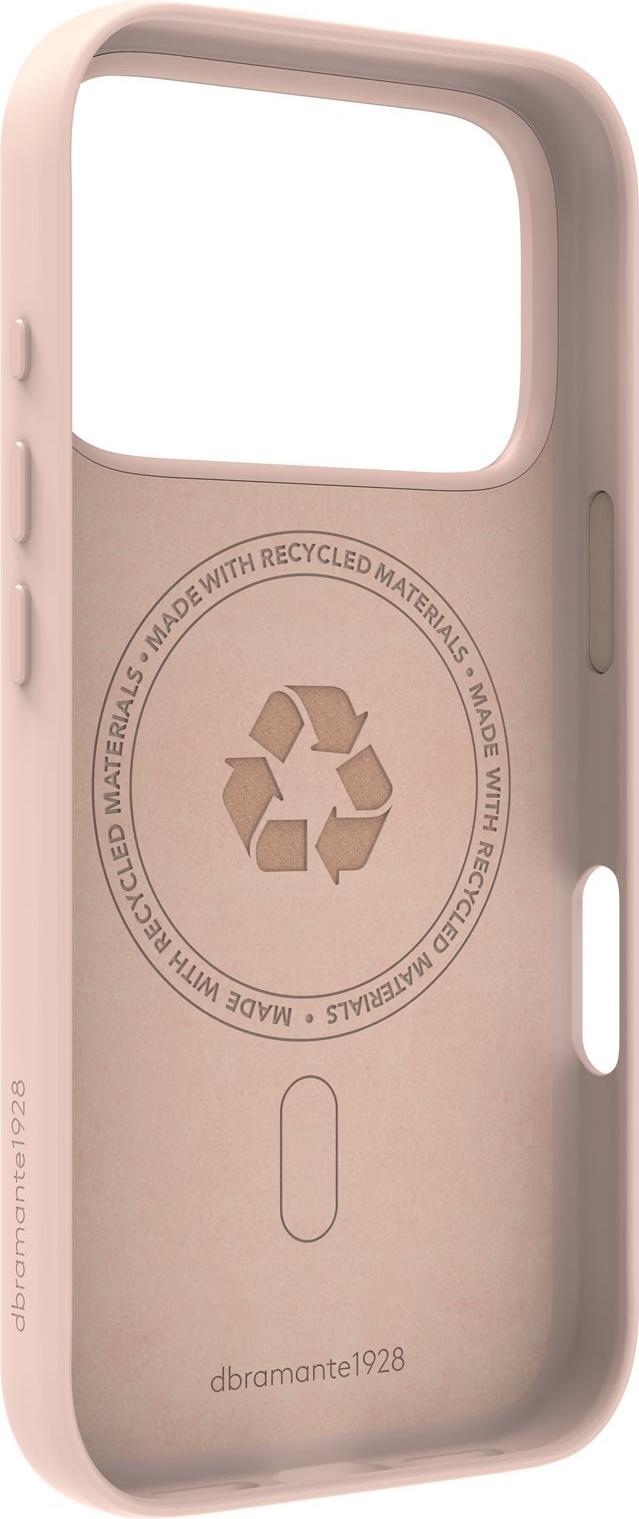 dbramante1928 Roskilde - Hintere Abdeckung für Mobiltelefon - MagSafe-Kompatibilität - ICON - rosa sandfarben - für Apple iPhone 17 Pro (RO63ICPI6796)